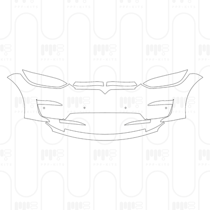 Pre-Cut PPF Tesla Model X Base 2026