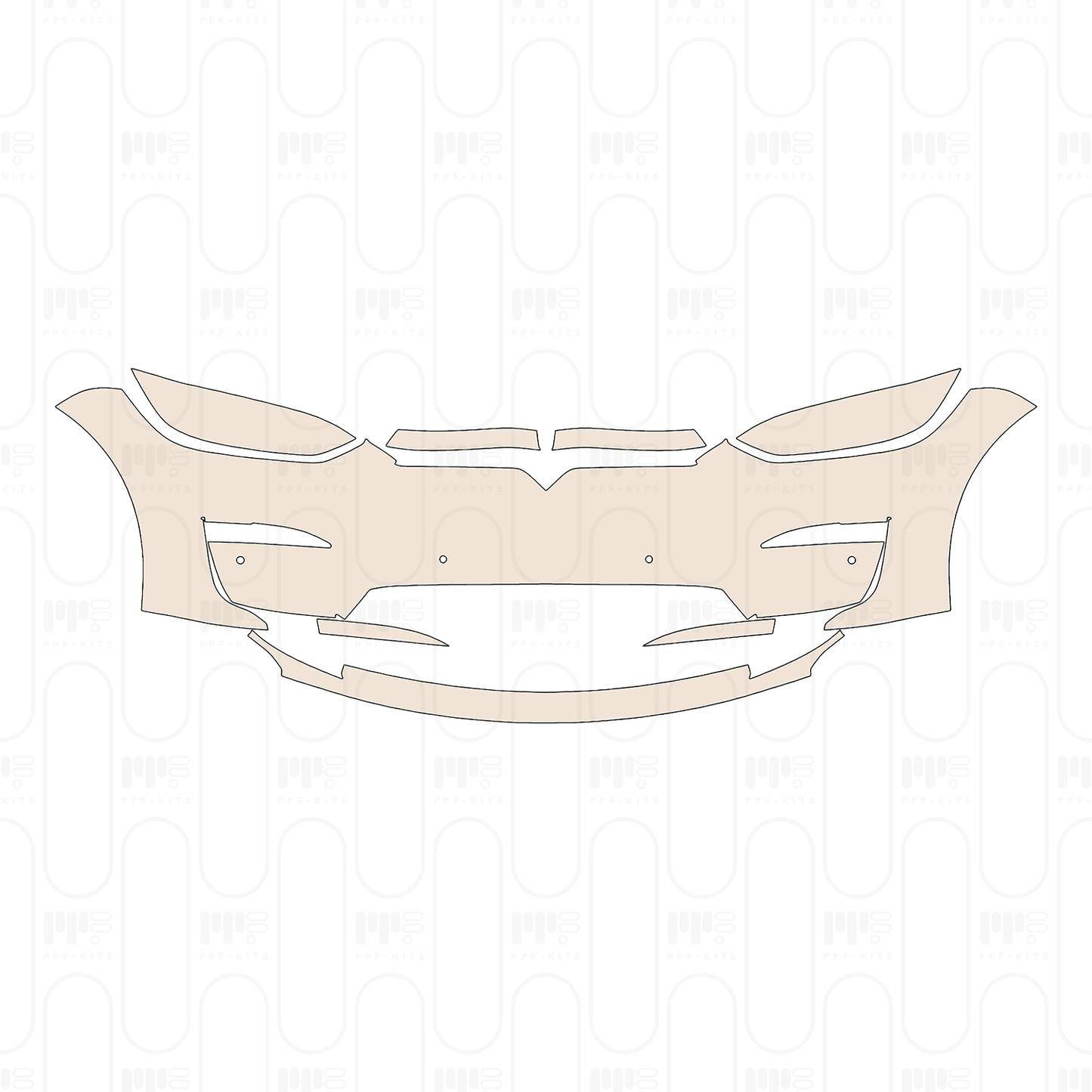 Pre-Cut PPF Tesla Model X Base 2025