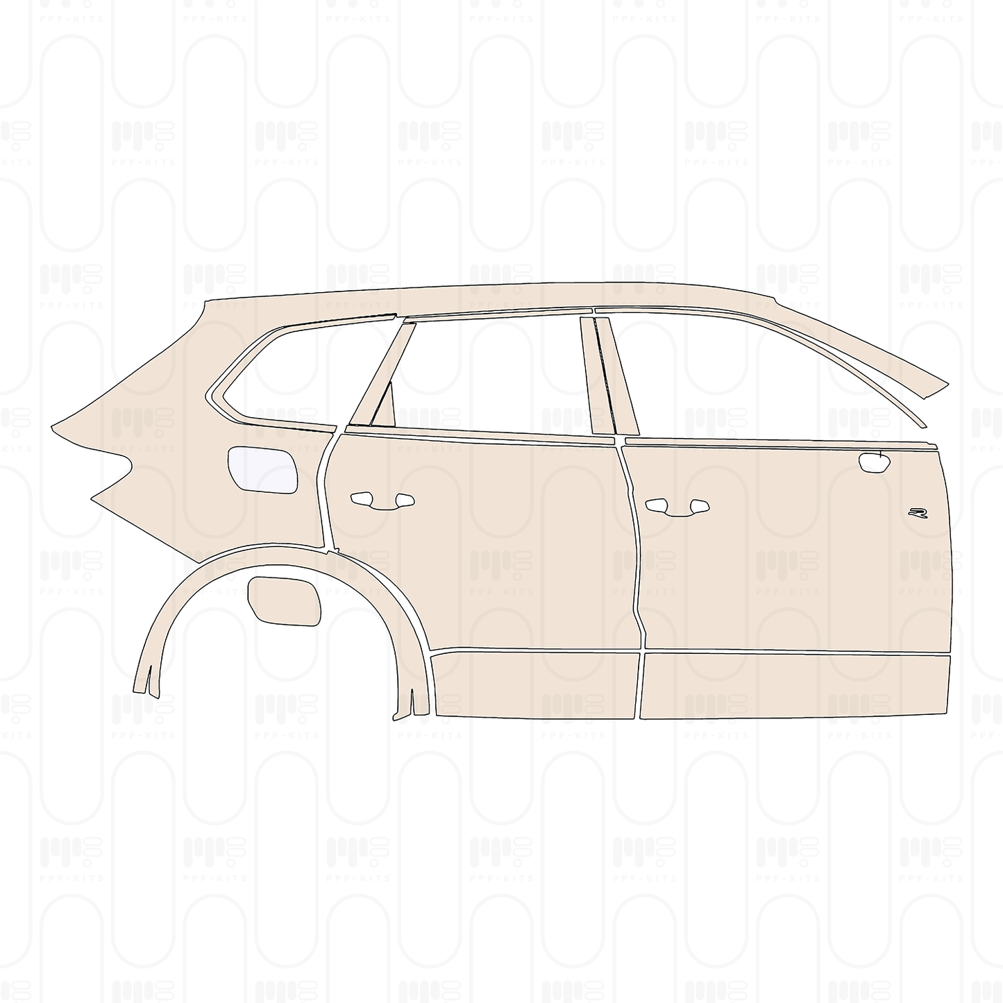 Pre-Cut PPF Volkswagen Touareg R-Line 2026