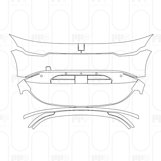 Pre-Cut PPF Zeekr 7X 2025