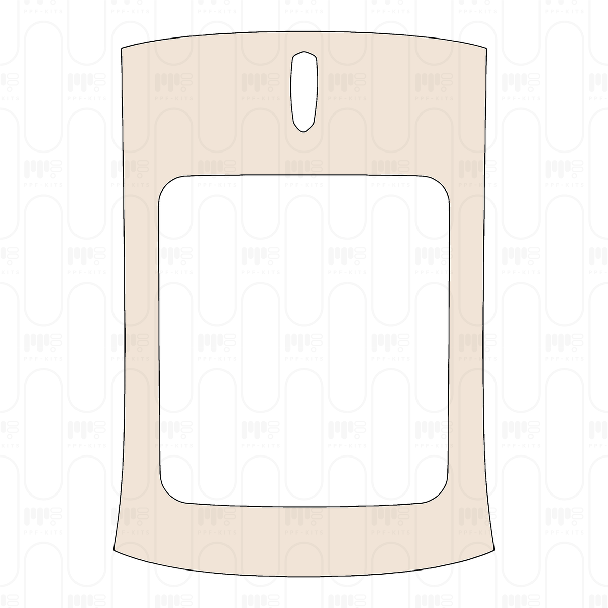 Pre-cut PPF pattern: V Series Blakwing Roof - Cadillac CT5 (US) Luxury 2026