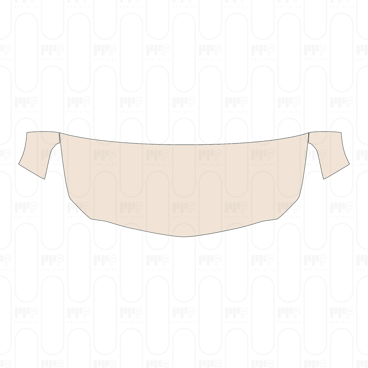 Pre-cut PPF pattern: Hood + Fender - Cadillac
