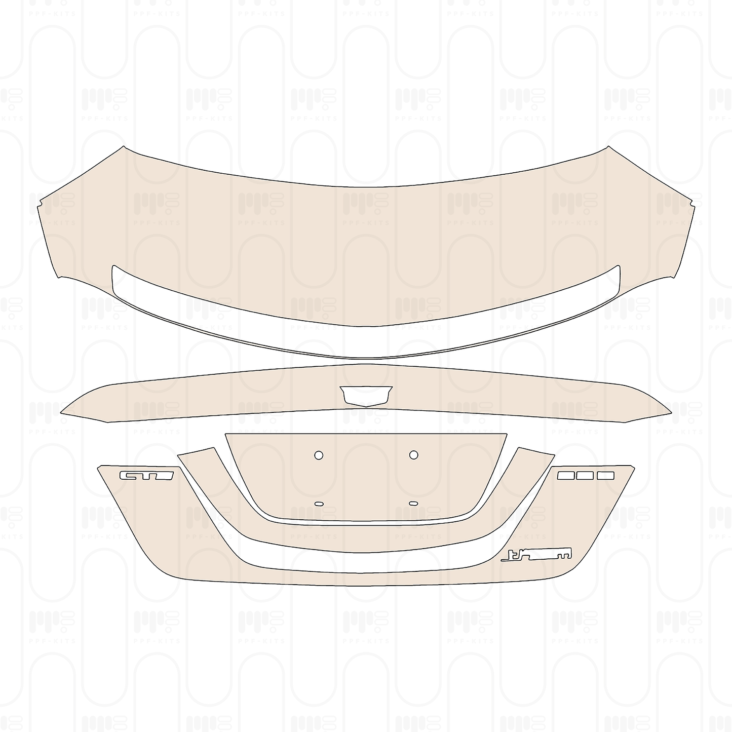Pre-Cut PPF Cadillac CT5 (US) Sport 2026