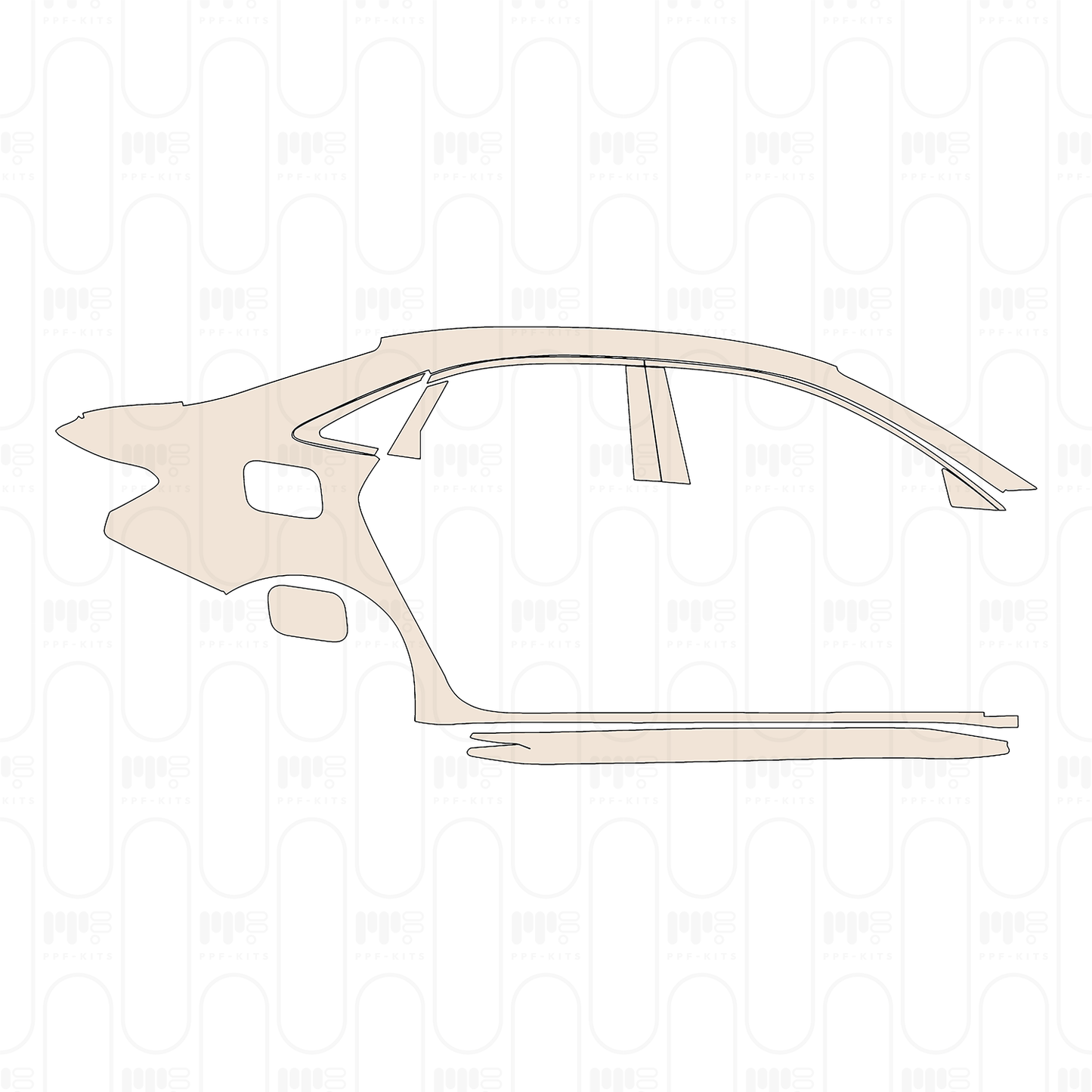 Pre-Cut PPF Audi A3 Sedan S-line 2026