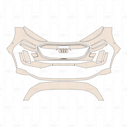 Pre-Cut PPF Audi Q6 e-tron SUV S-Line 2026