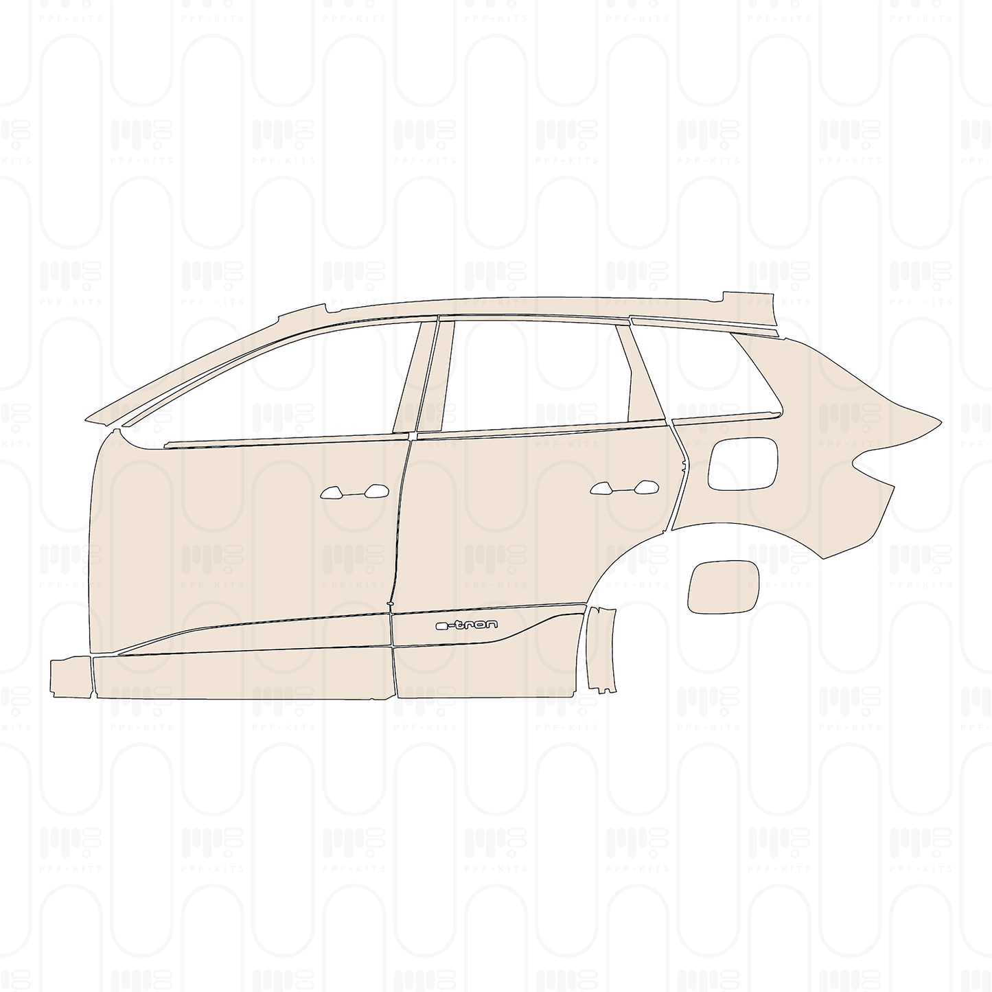 Pre-Cut PPF Audi Q6 e-tron SUV Base 2026