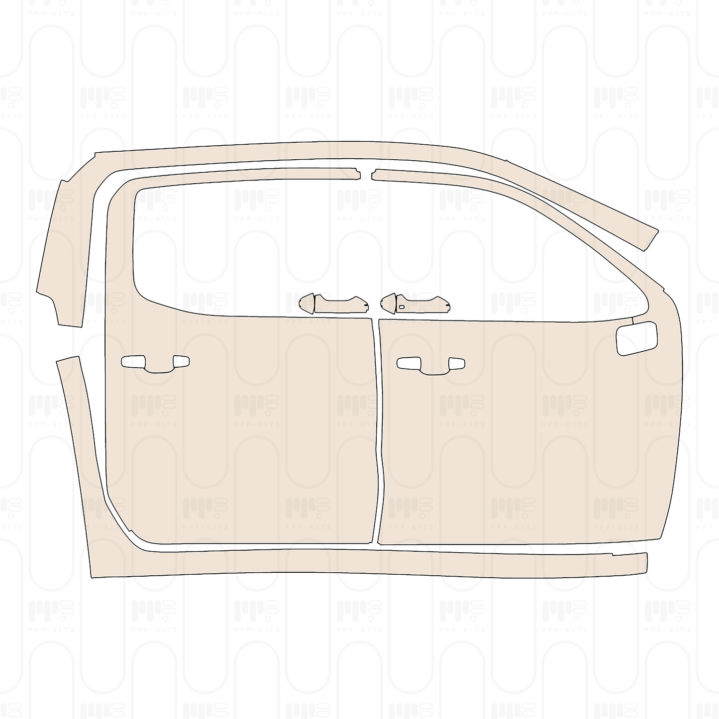 Pre-Cut PPF Chevrolet Silverado 1500 Custom 2026