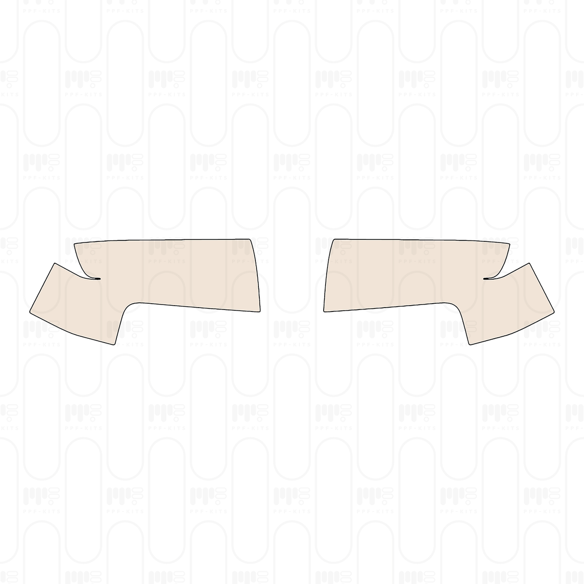 Pre-cut PPF pattern: Mirror - Chevrolet