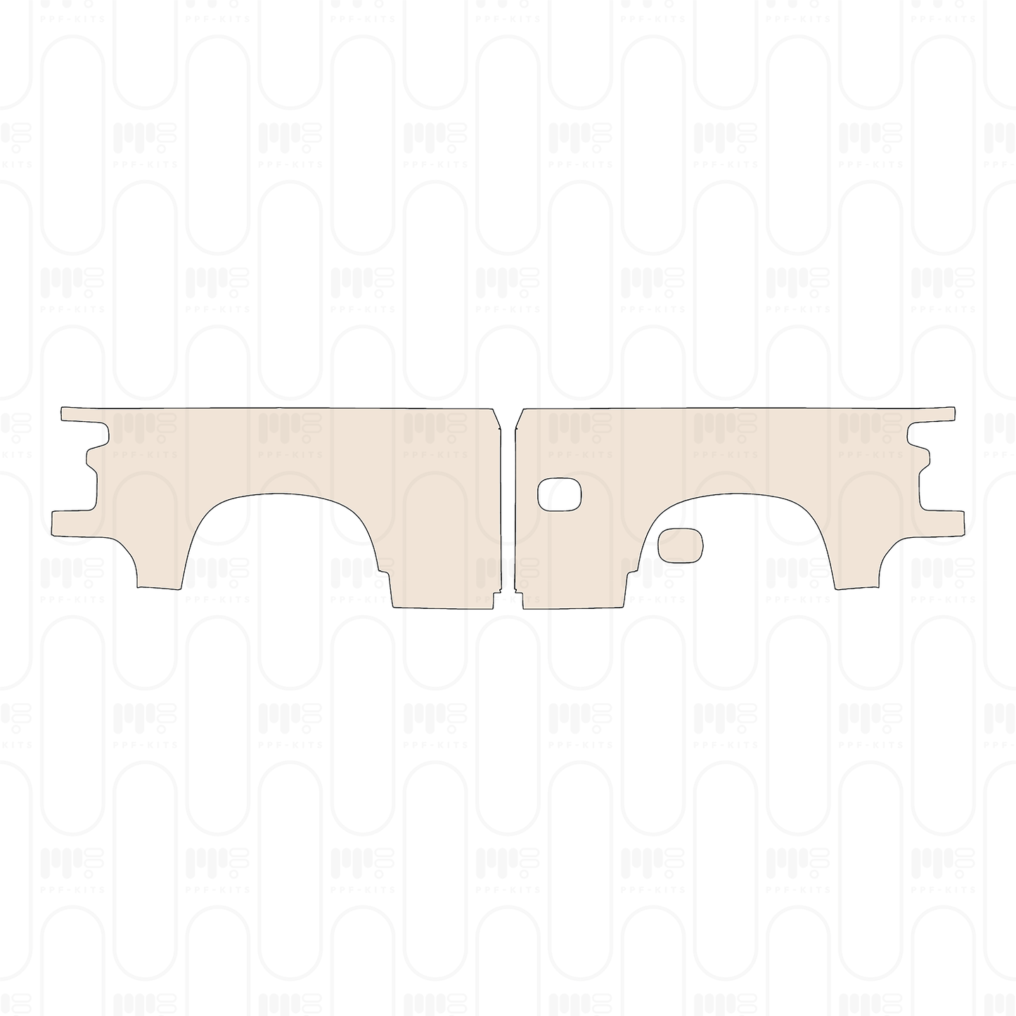 Pre-Cut PPF Chevrolet Silverado 1500 Custom 2026