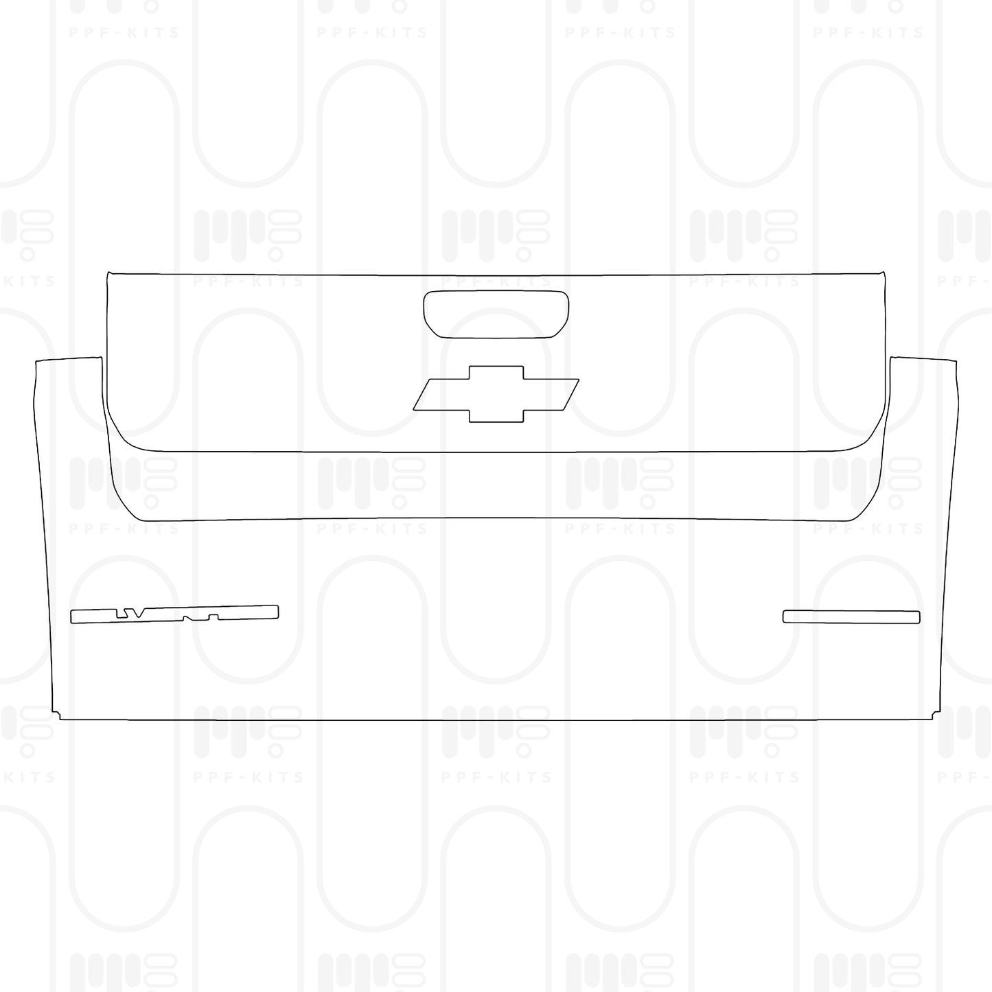 Pre-Cut PPF Chevrolet Silverado 1500 Custom 2026