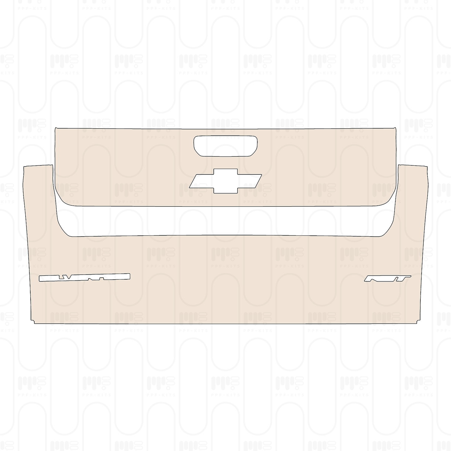 Pre-Cut PPF Chevrolet Silverado 1500 RST 2026