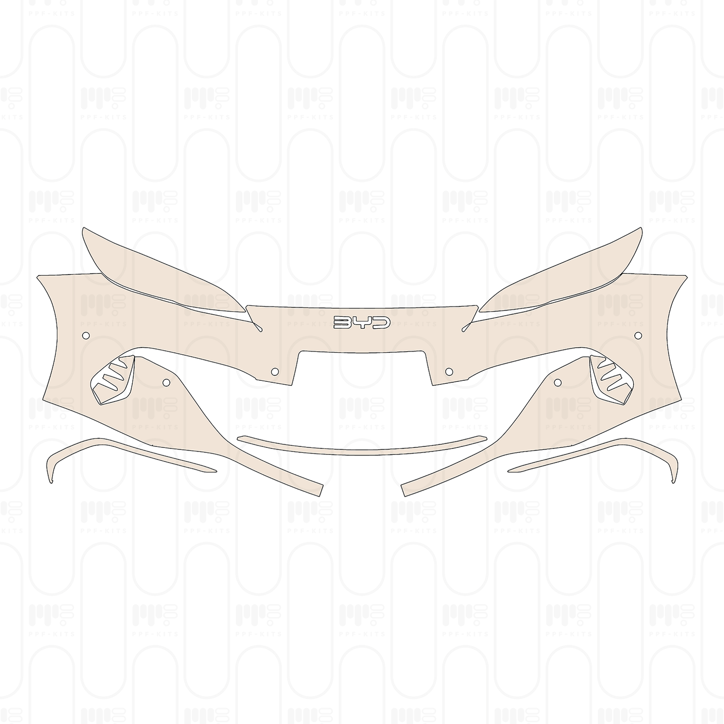 Pre-Cut PPF BYD Seal 06 DM-i Intelligent driving version 2026