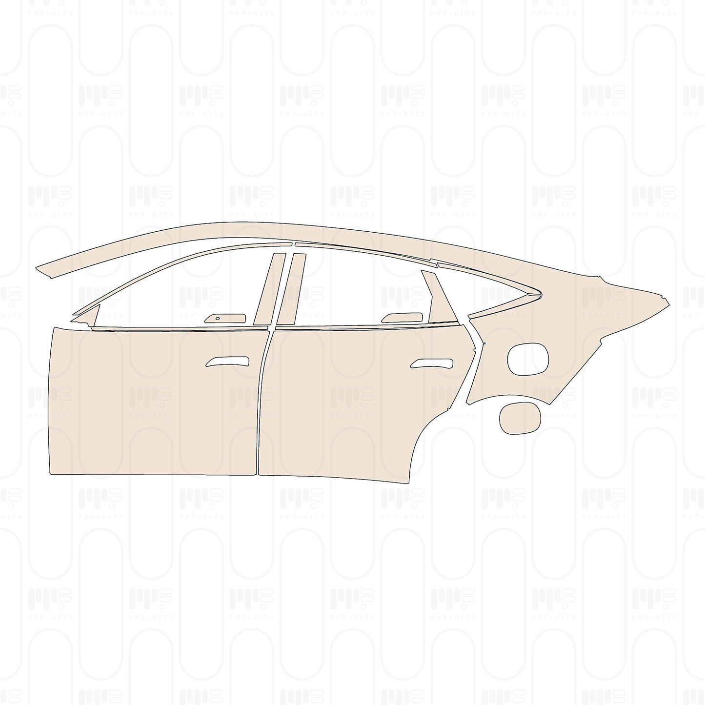 Pre-Cut PPF BYD Seal 06 DM-i Intelligent driving version 2026