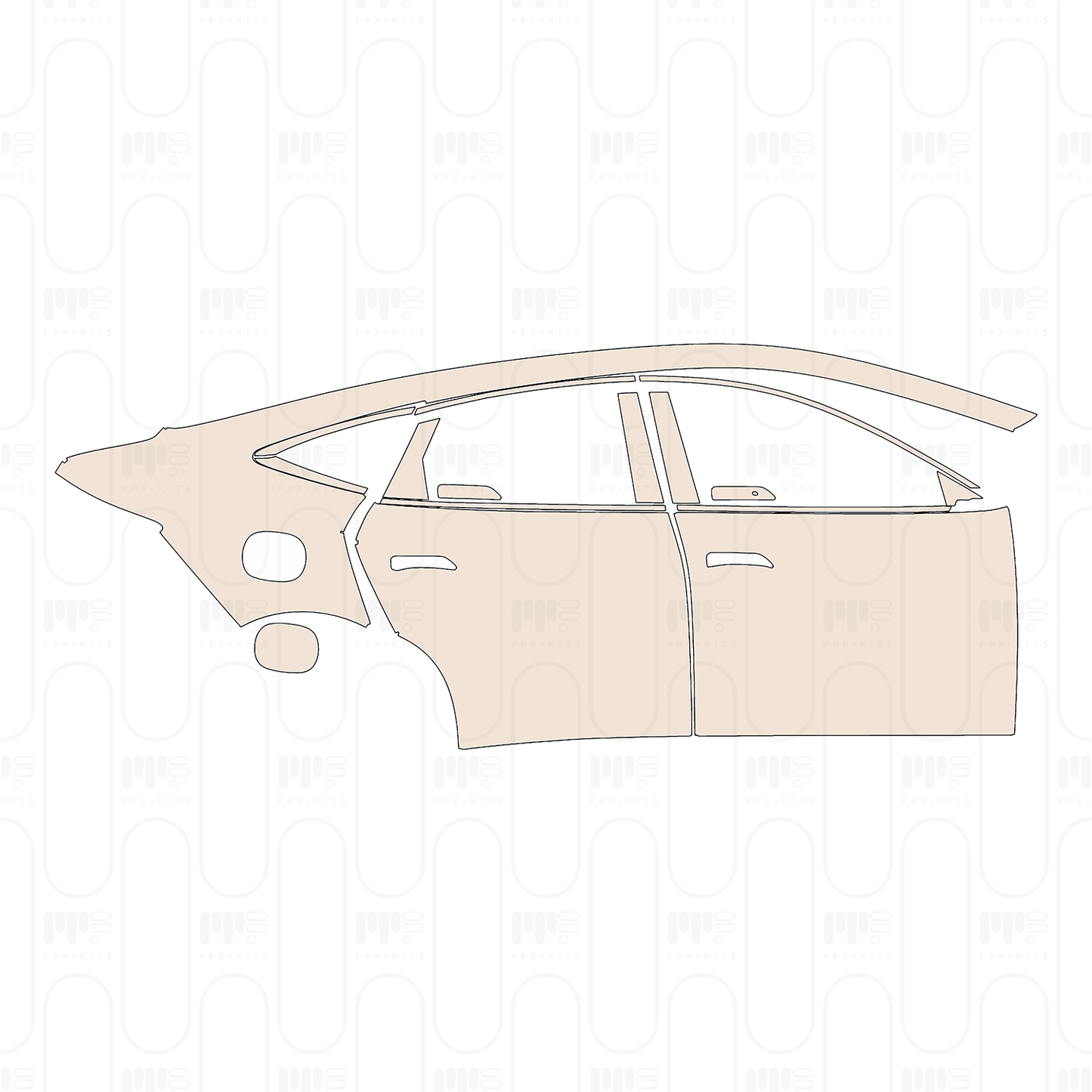 Pre-Cut PPF BYD Seal 06 DM-i Intelligent driving version 2026