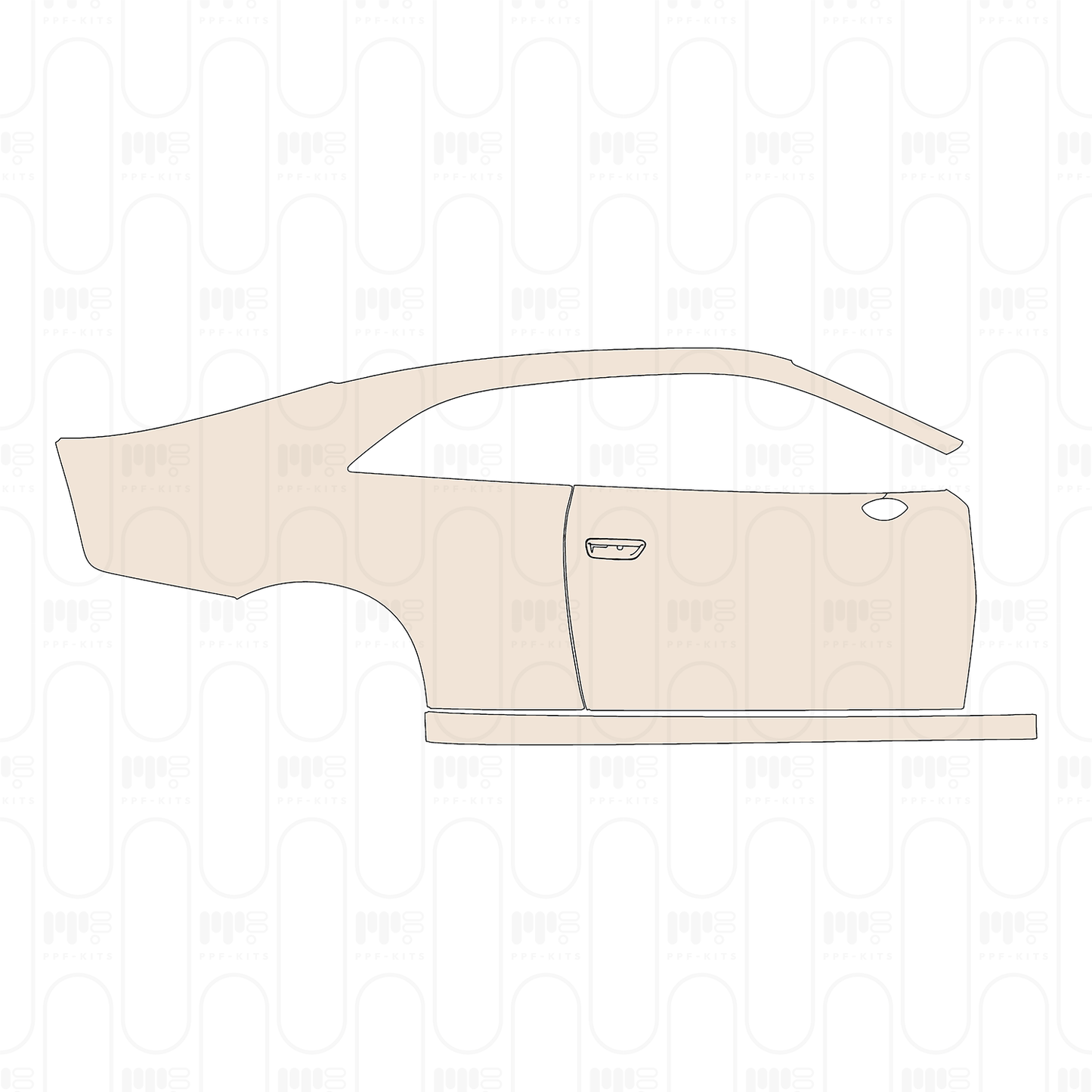 Pre-Cut PPF Dodge Charger Daytona 2-Door Scat Pack 2026
