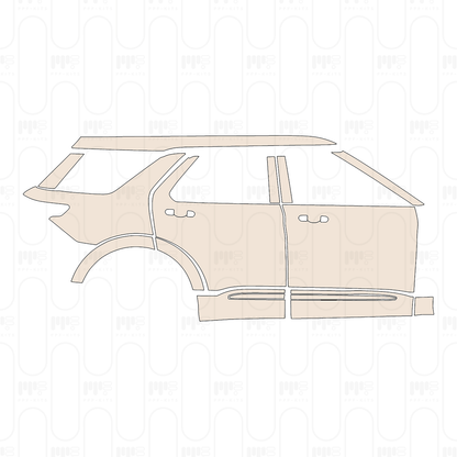 Pre-Cut PPF Ford Explorer (US) Active 2026