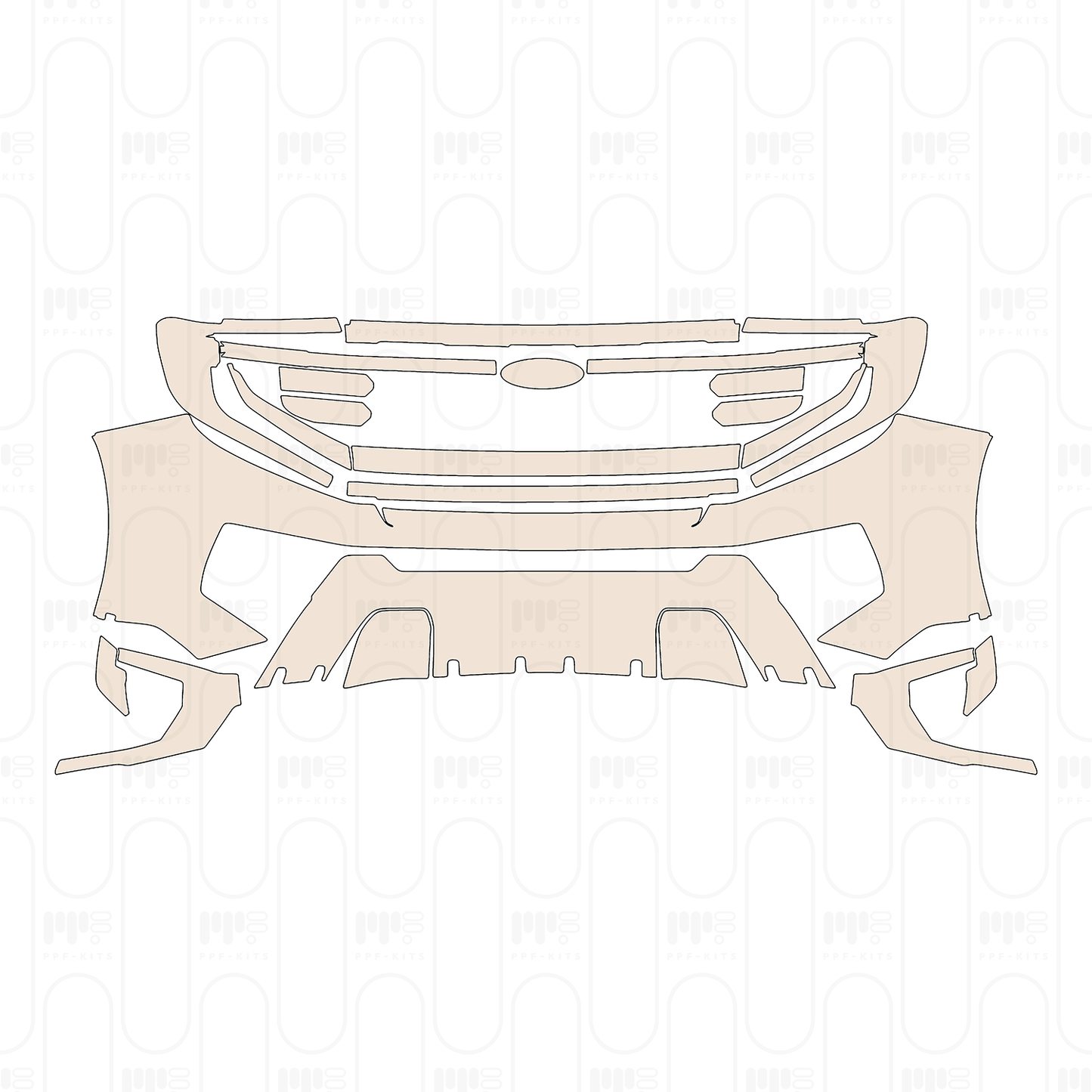 Pre-Cut PPF Ford Expedition Standard Wheelbase King Ranch 2026