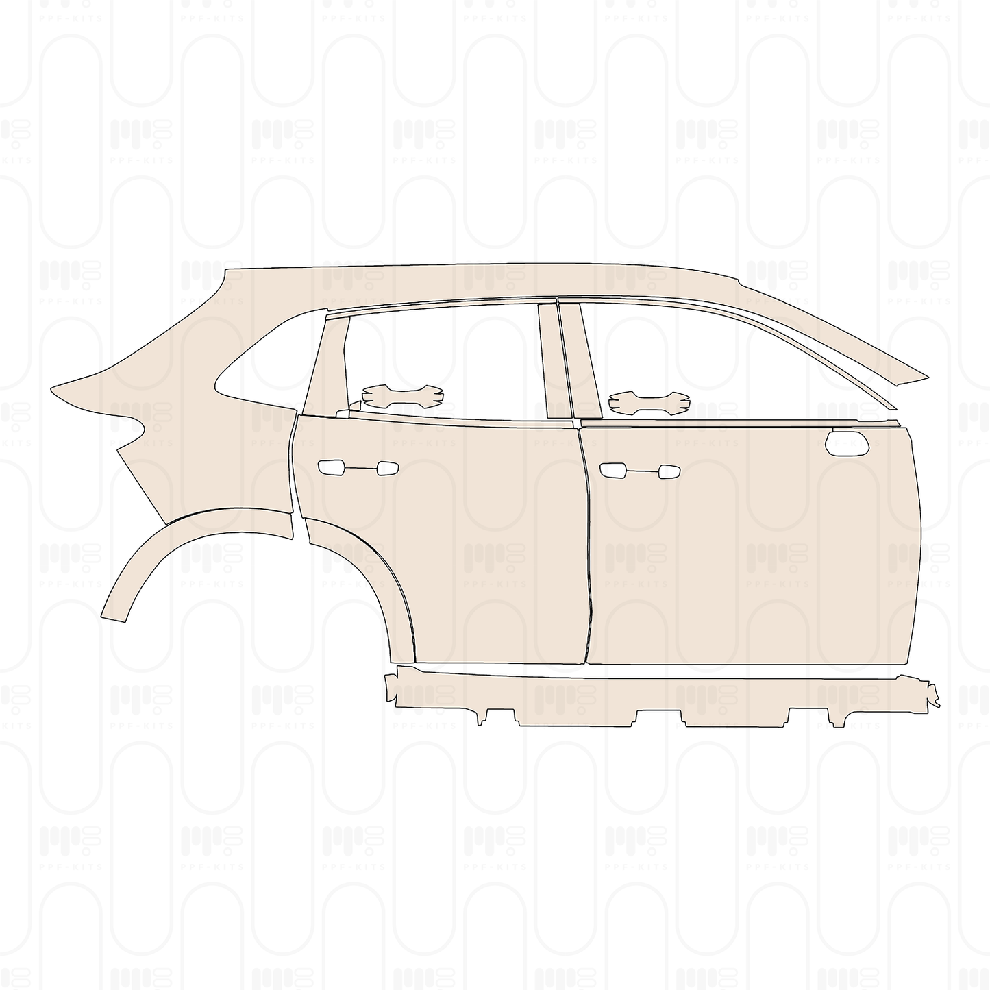 Pre-Cut PPF Honda HR-V (US) LX 2026