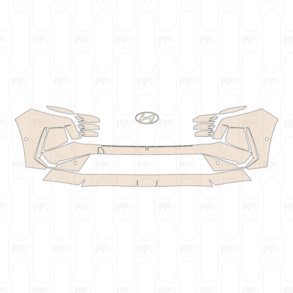 Pre-Cut PPF Hyundai Tucson L (CN) Base 2026