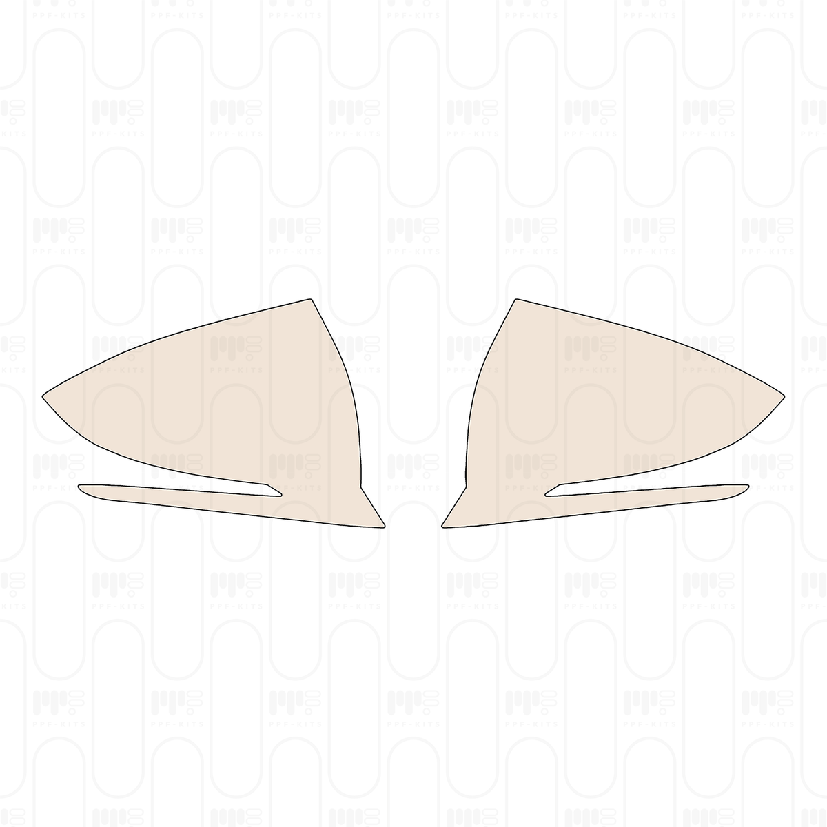 Pre-cut PPF pattern: US Mirror - Hyundai Tucson L (CN) Base 2026