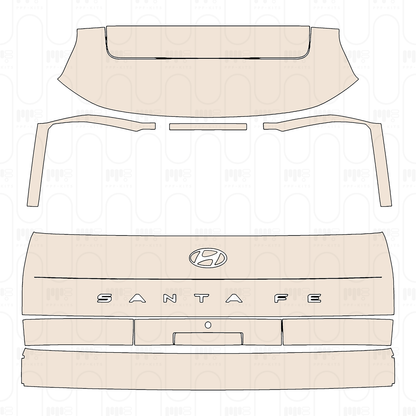 Pre-Cut PPF Hyundai Santa Fe (Au) 2026