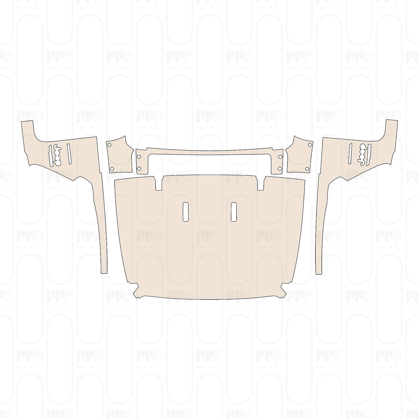 Pre-Cut PPF JEEP Wrangler 4 Door Sahara 2026