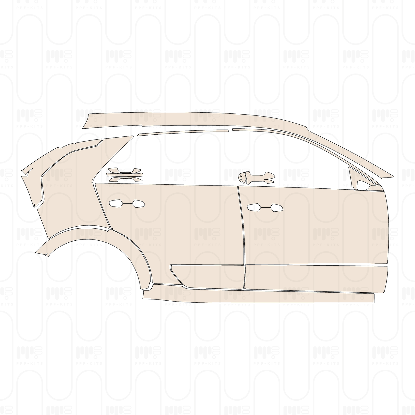Pre-Cut PPF KIA Niro EV (US) Wind 2026