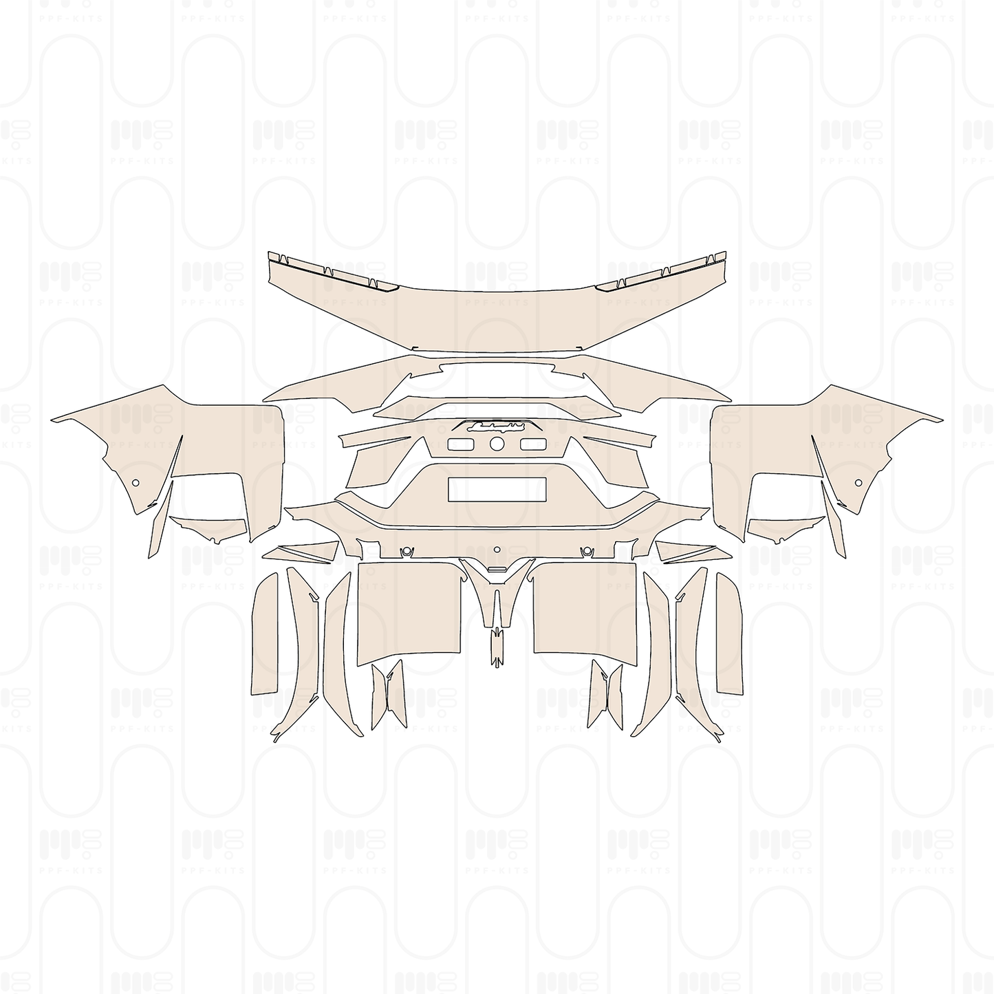 Pre-Cut PPF Lamborghini Temerario 2026