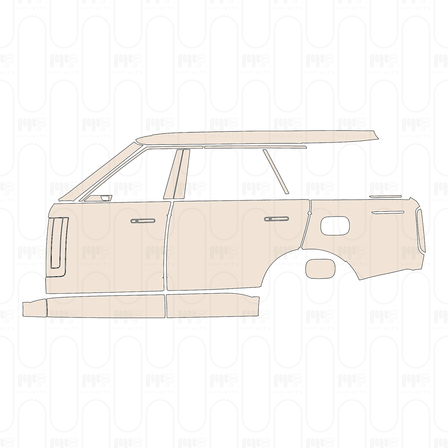 Pre-Cut PPF Land Rover Range Rover Extended Wheelbase Autobiography 2026