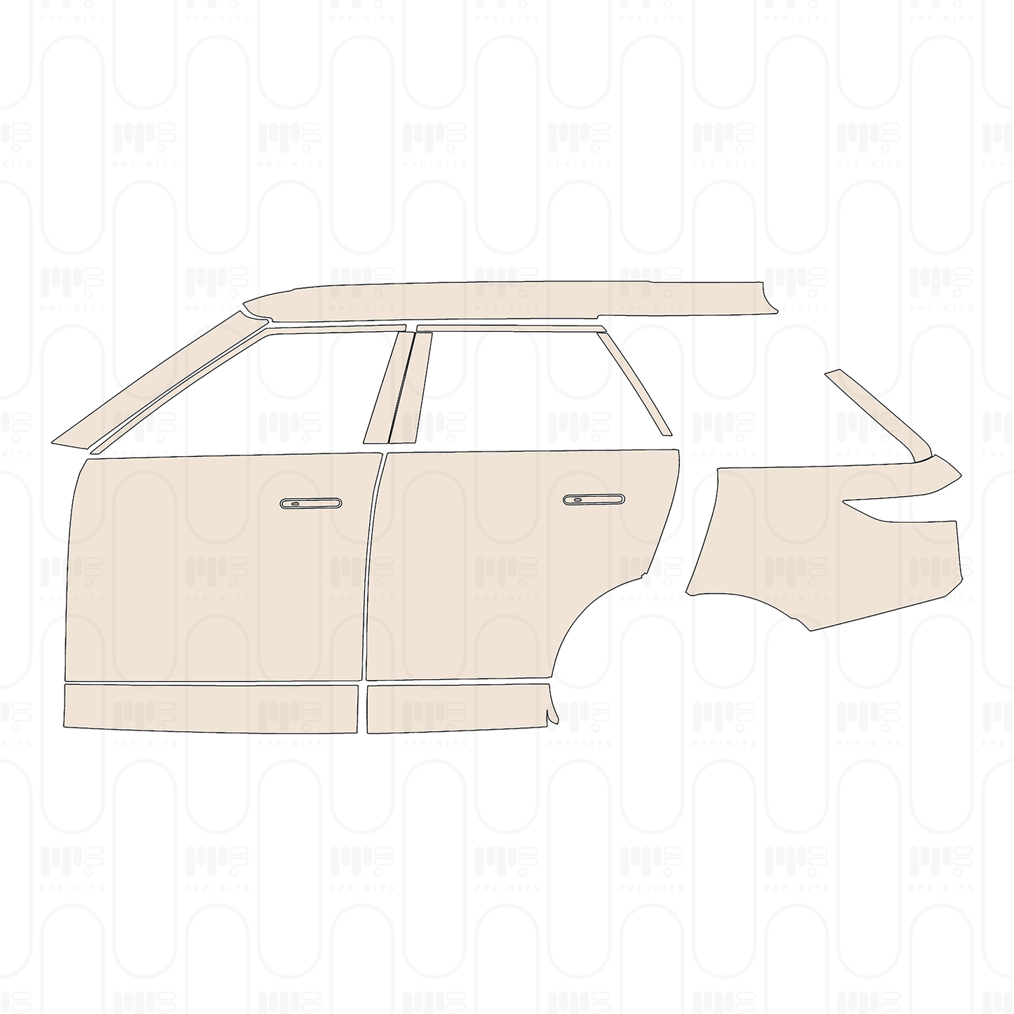 Pre-Cut PPF Land Rover Range Rover Sport Base 2026