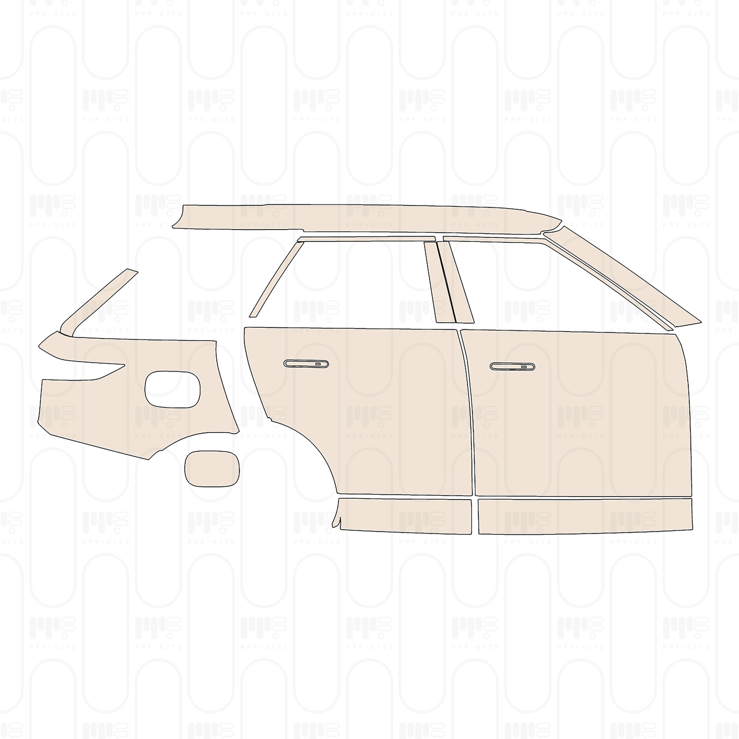Pre-Cut PPF Land Rover Range Rover Sport Base 2026