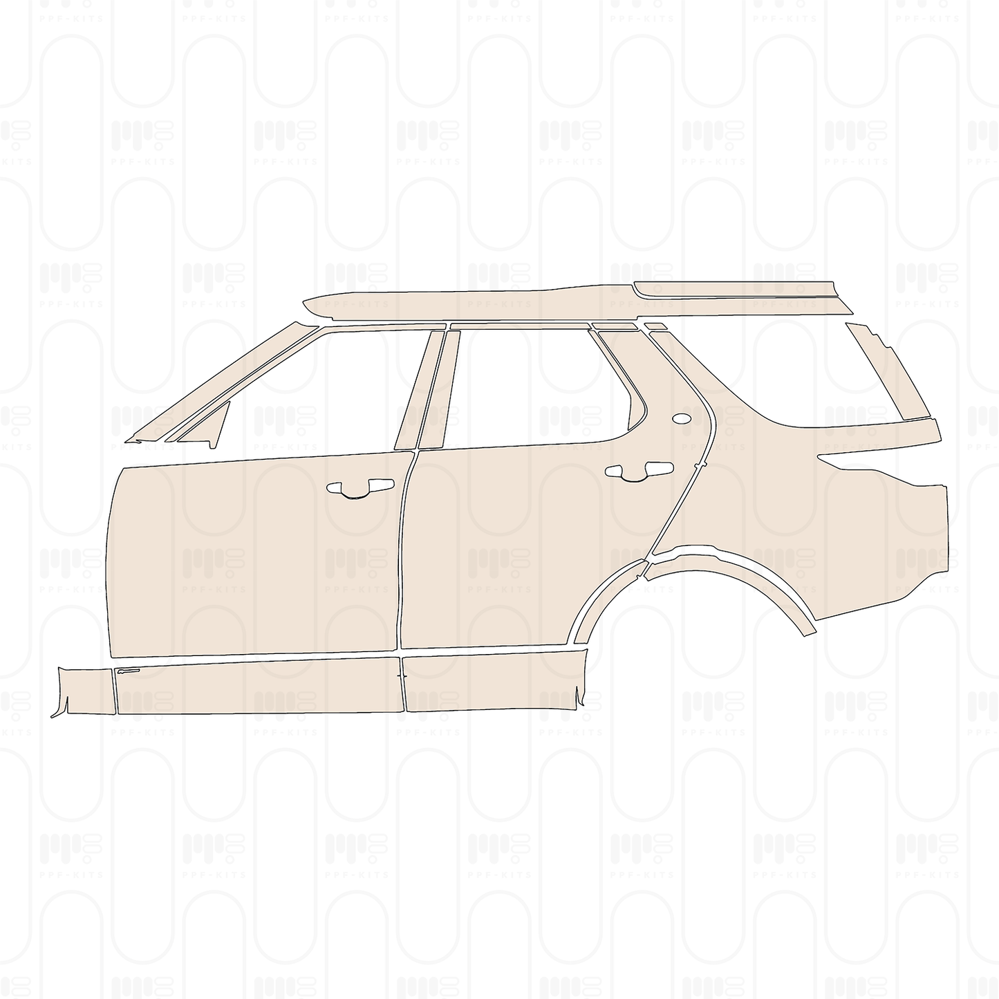 Pre-Cut PPF Land Rover Discovery 5 R-Dynamic HSE 2026