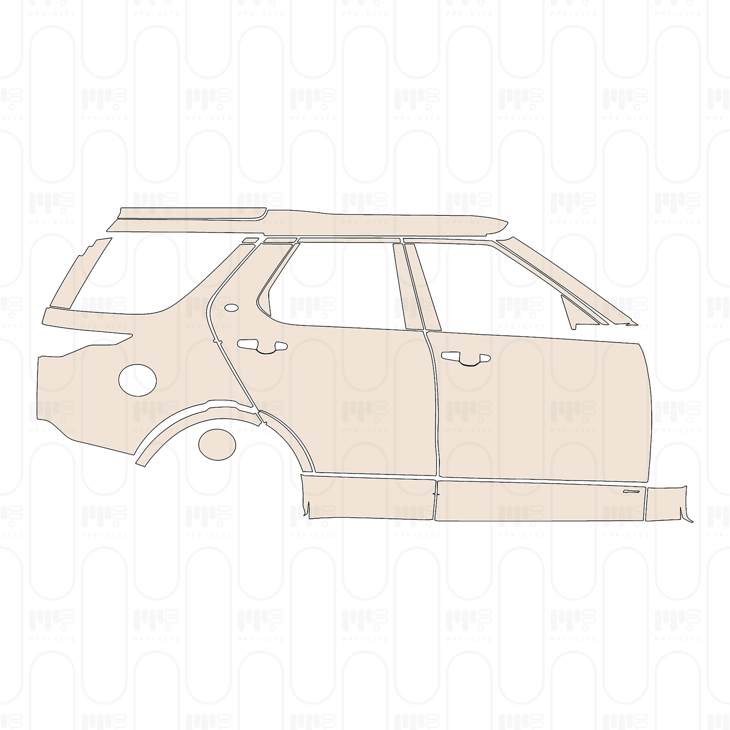 Pre-Cut PPF Land Rover Discovery 5 R-Dynamic HSE 2026