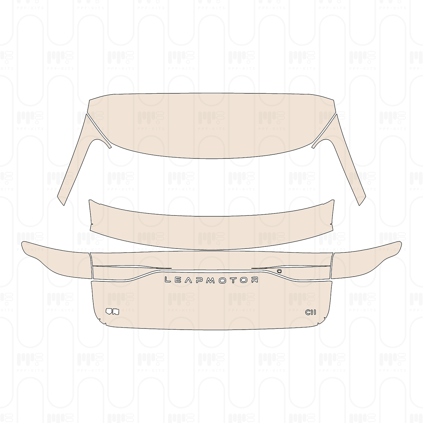 Pre-Cut PPF Leapmotor C11 Range Extended 2026