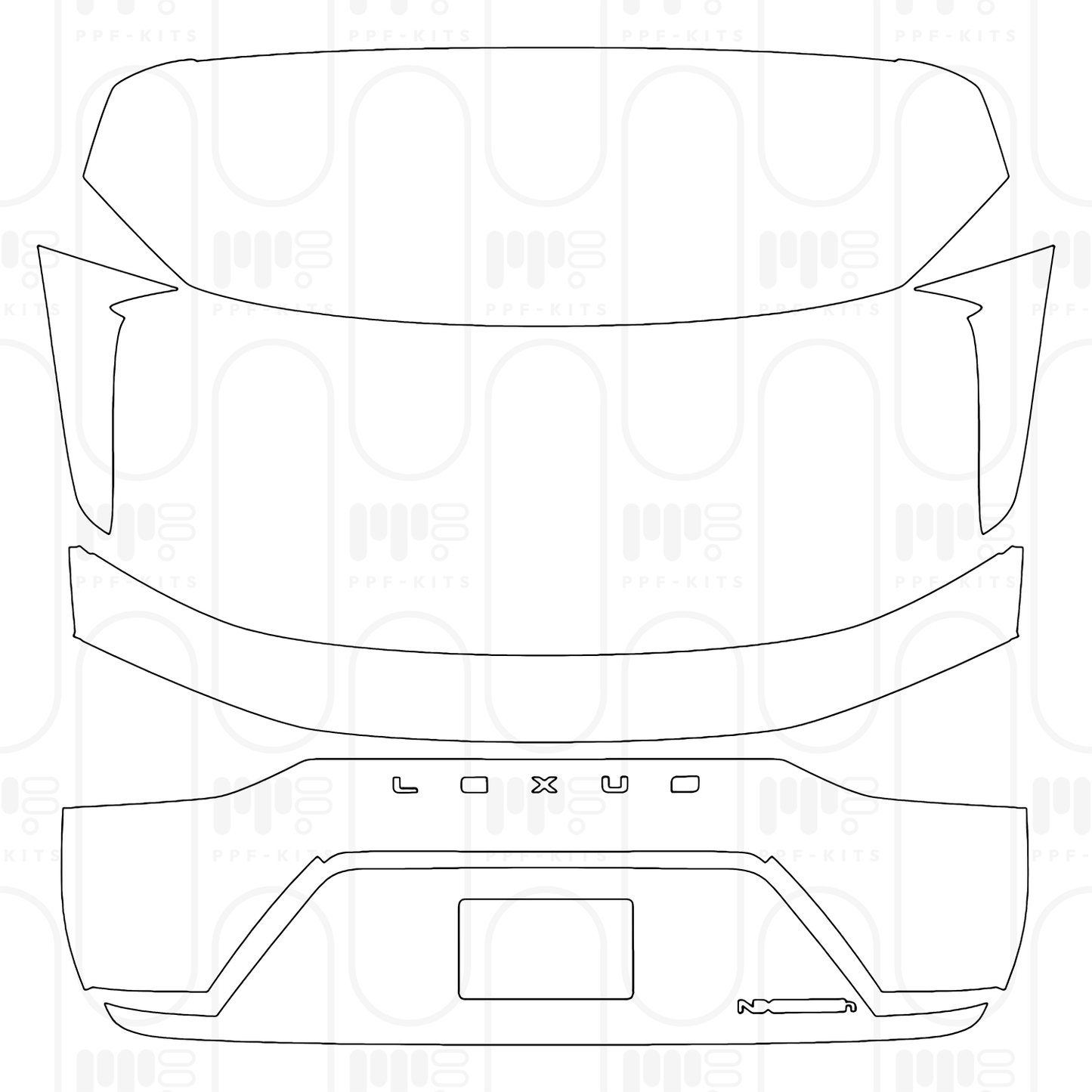 Pre-Cut PPF Lexus NX F-Sport 2026