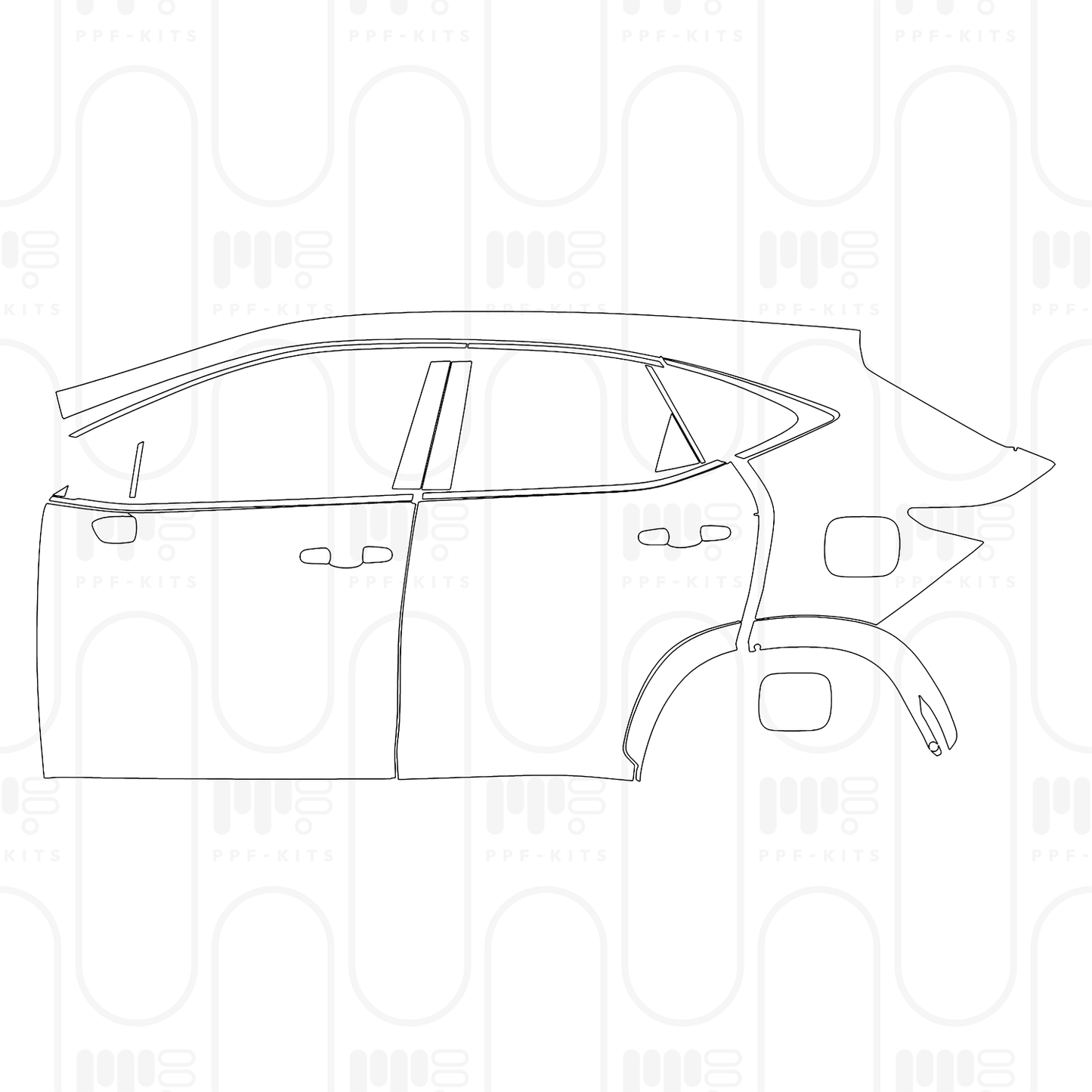 Pre-Cut PPF Lexus NX F-Sport 2026