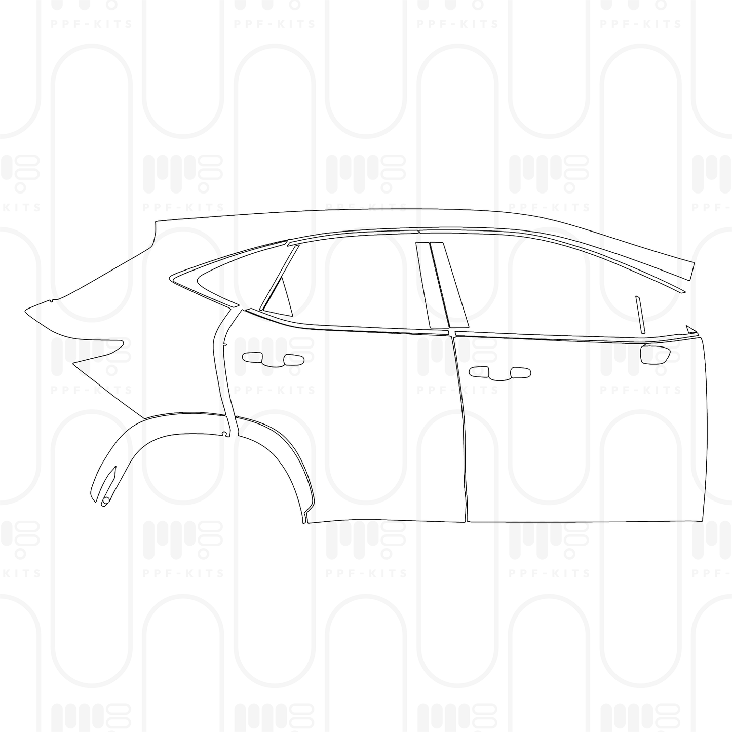 Pre-Cut PPF Lexus NX F-Sport 2026