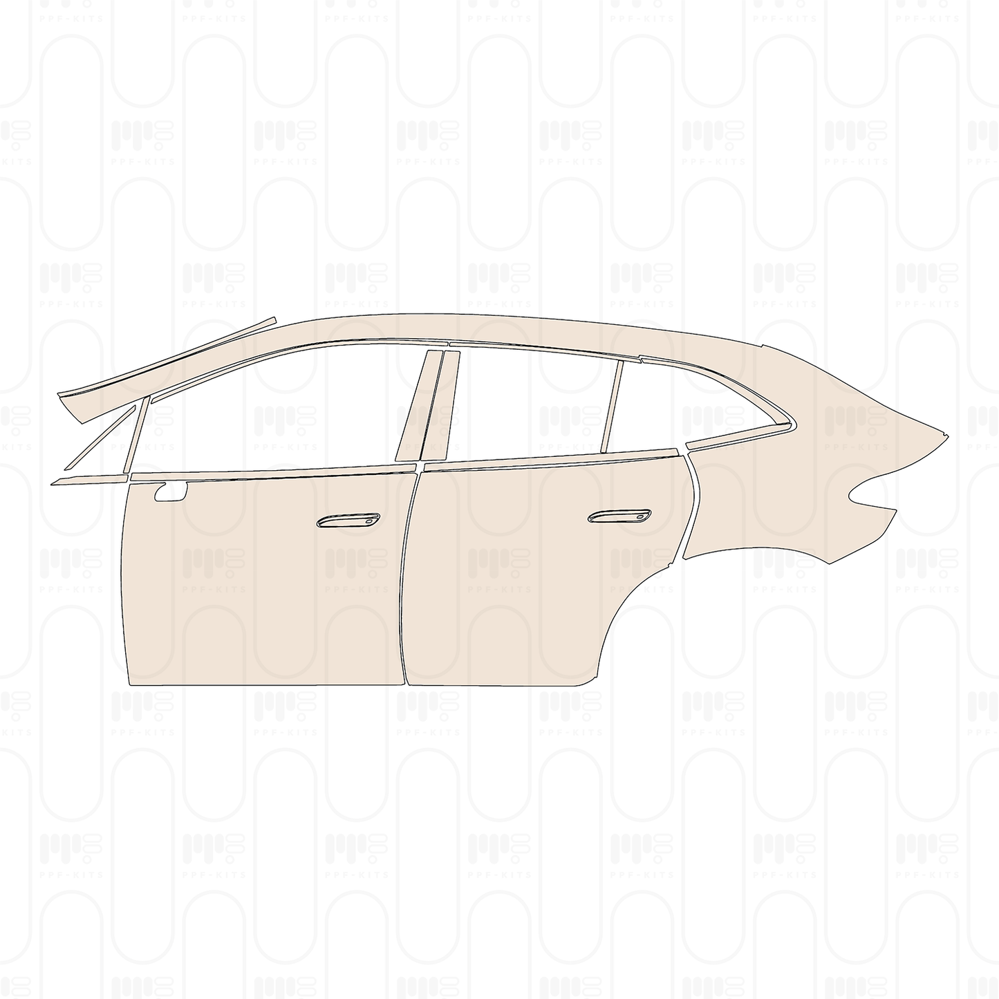 Pre-Cut PPF Mercedes-Benz EQE SUV AMG 53 2026
