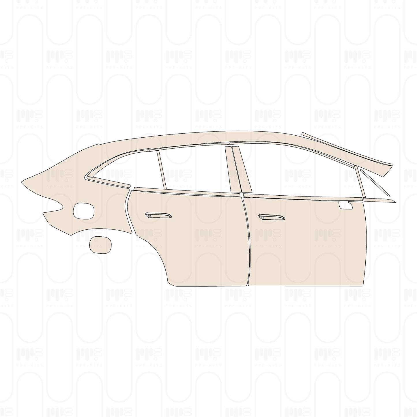 Pre-Cut PPF Mercedes-Benz EQE SUV AMG 53 2026