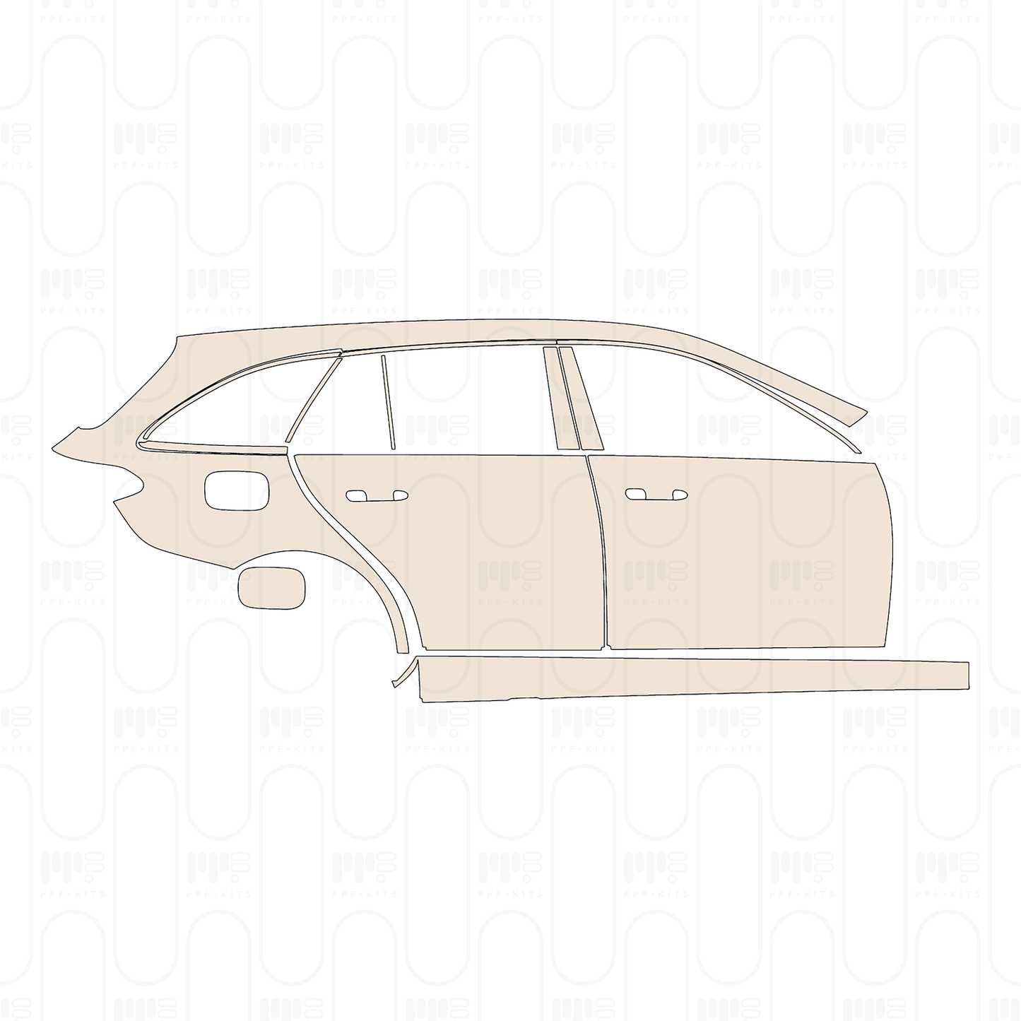 Pre-Cut PPF Mercedes-Benz C Class Estate Base 2026