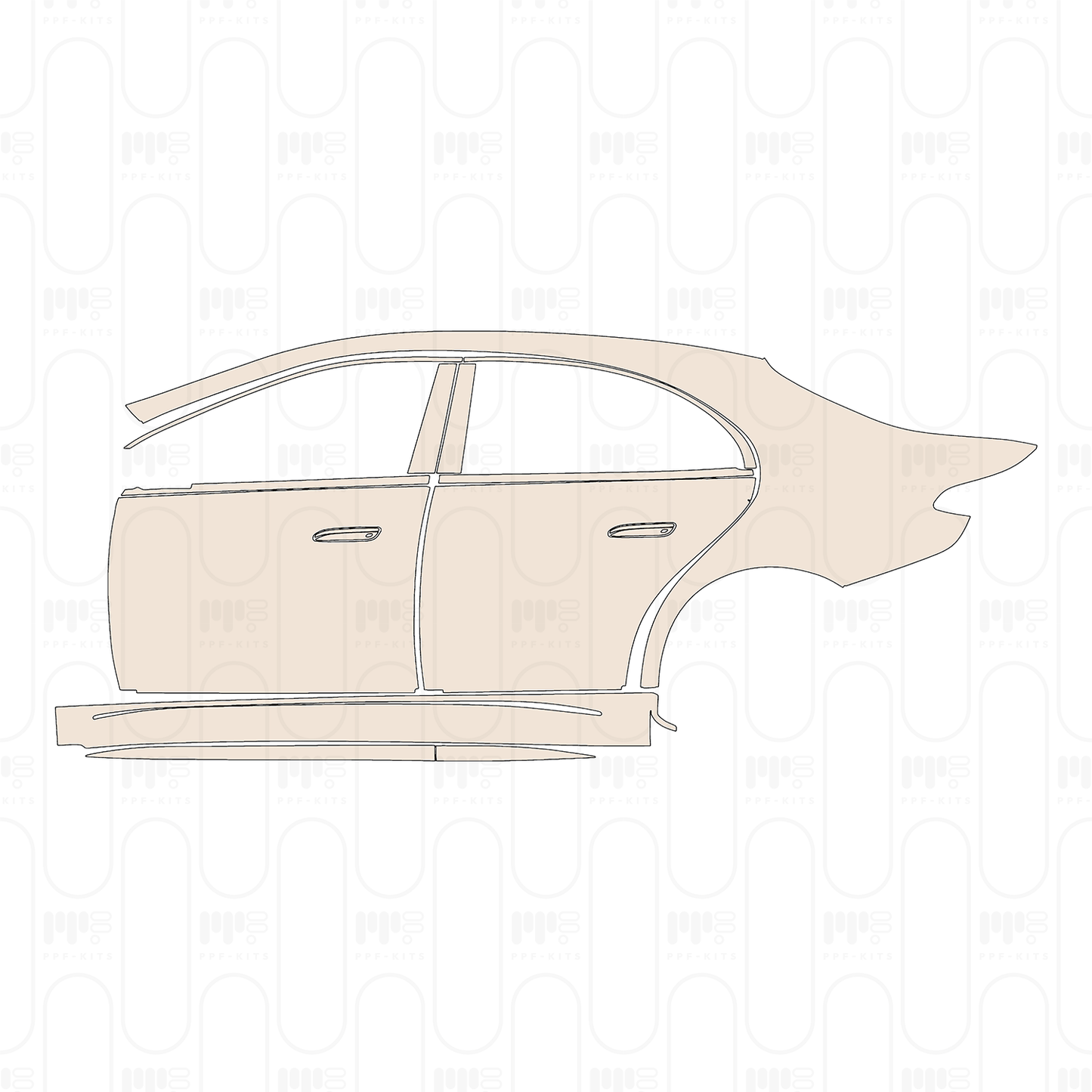Pre-Cut PPF Mercedes-Benz E Class Sedan AMG E53 2026