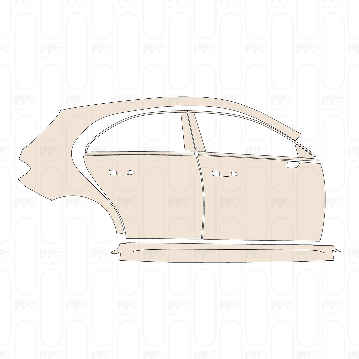 Pre-Cut PPF Mercedes-Benz A Class Hatchback AMG A 35 2026