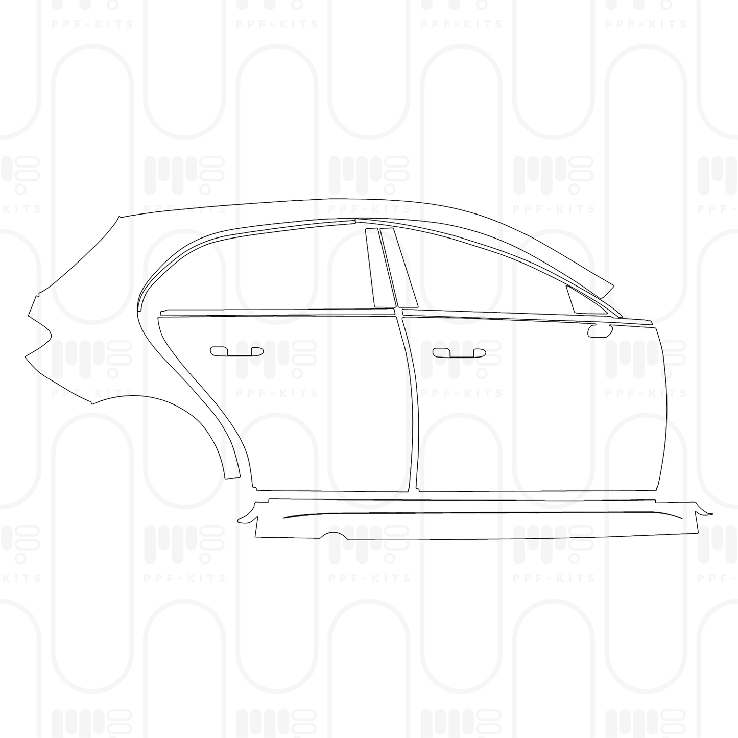 Pre-Cut PPF Mercedes-Benz A Class Hatchback AMG A 45 S 2026