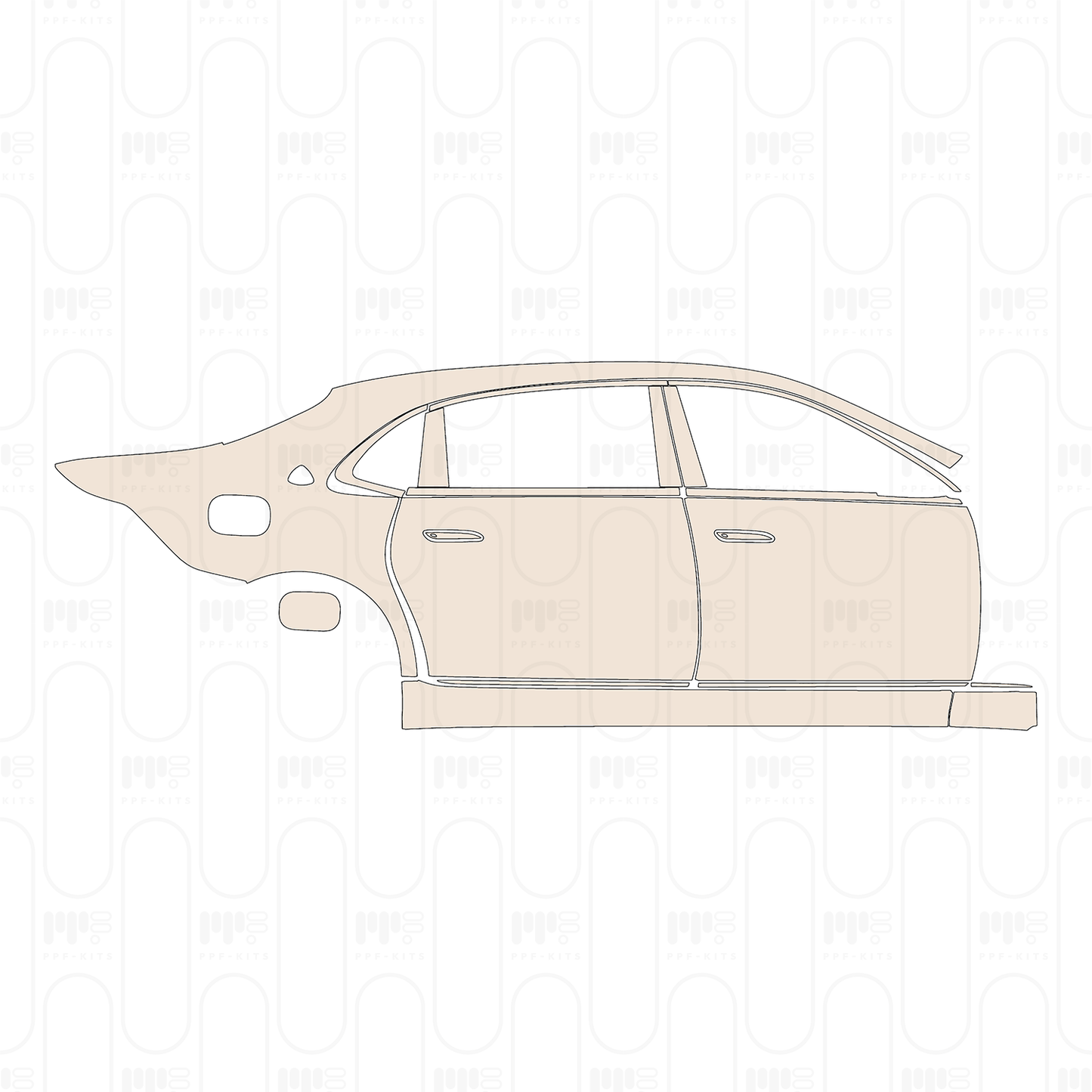 Pre-Cut PPF Mercedes-Benz Maybach S Class S680 2026