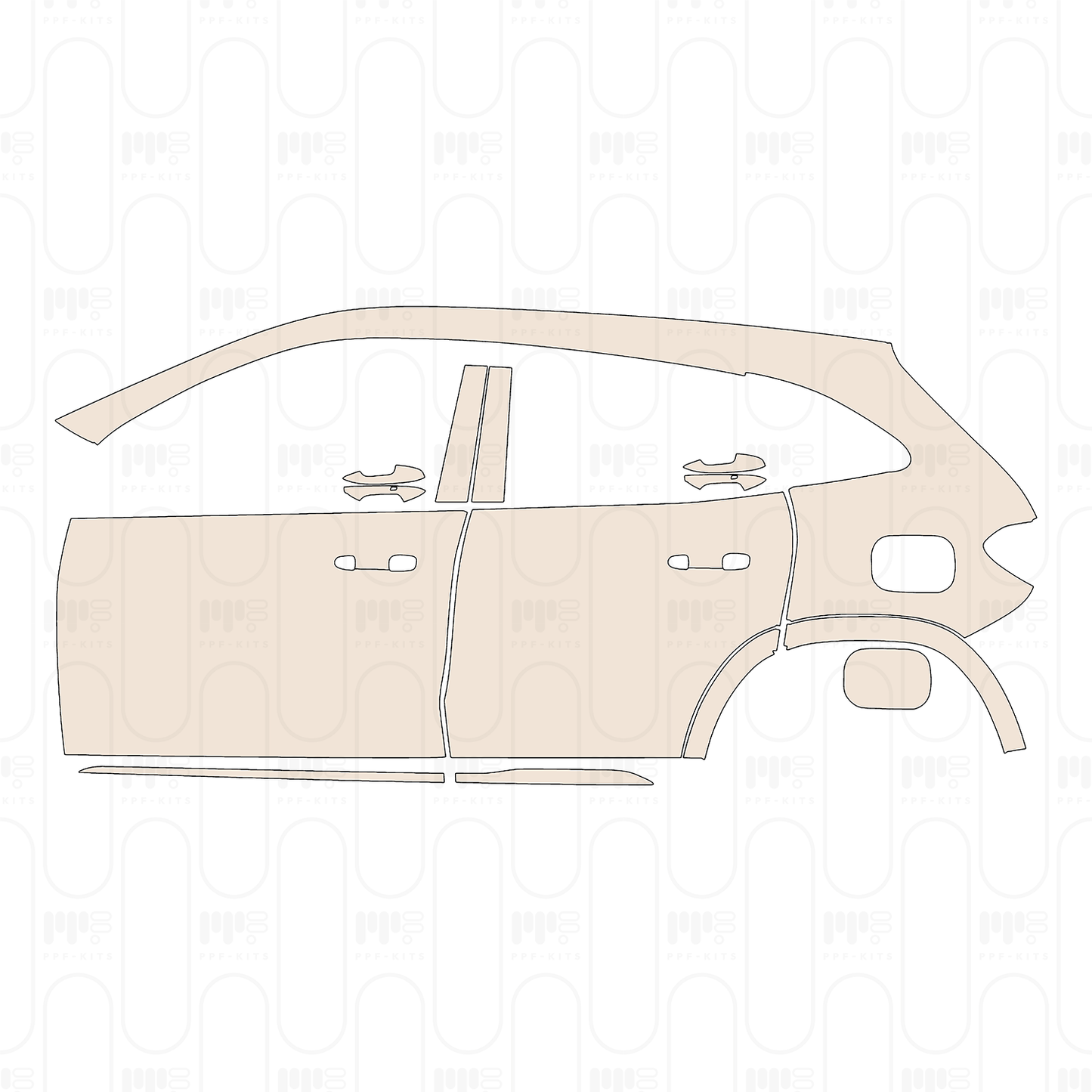 Pre-Cut PPF Mercedes-Benz GLA Base 2026