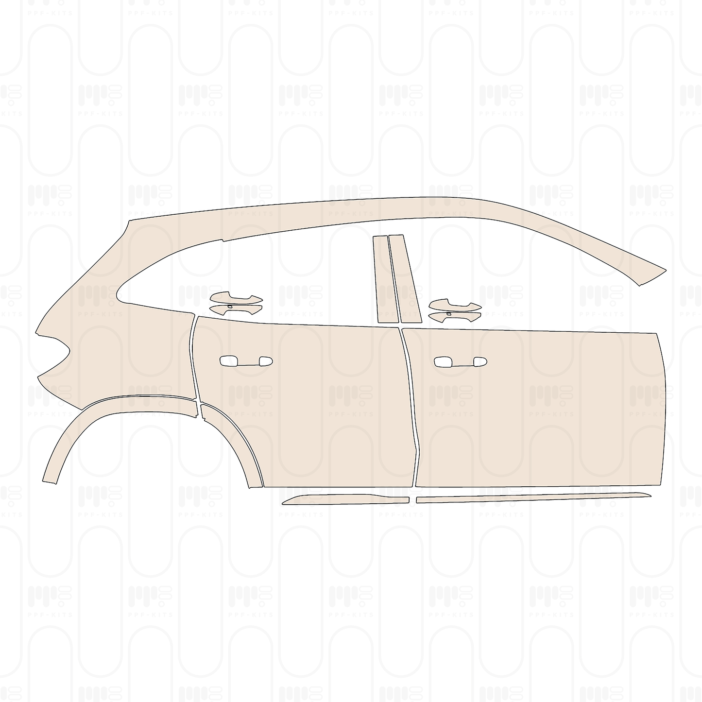 Pre-Cut PPF Mercedes-Benz GLA Base 2026