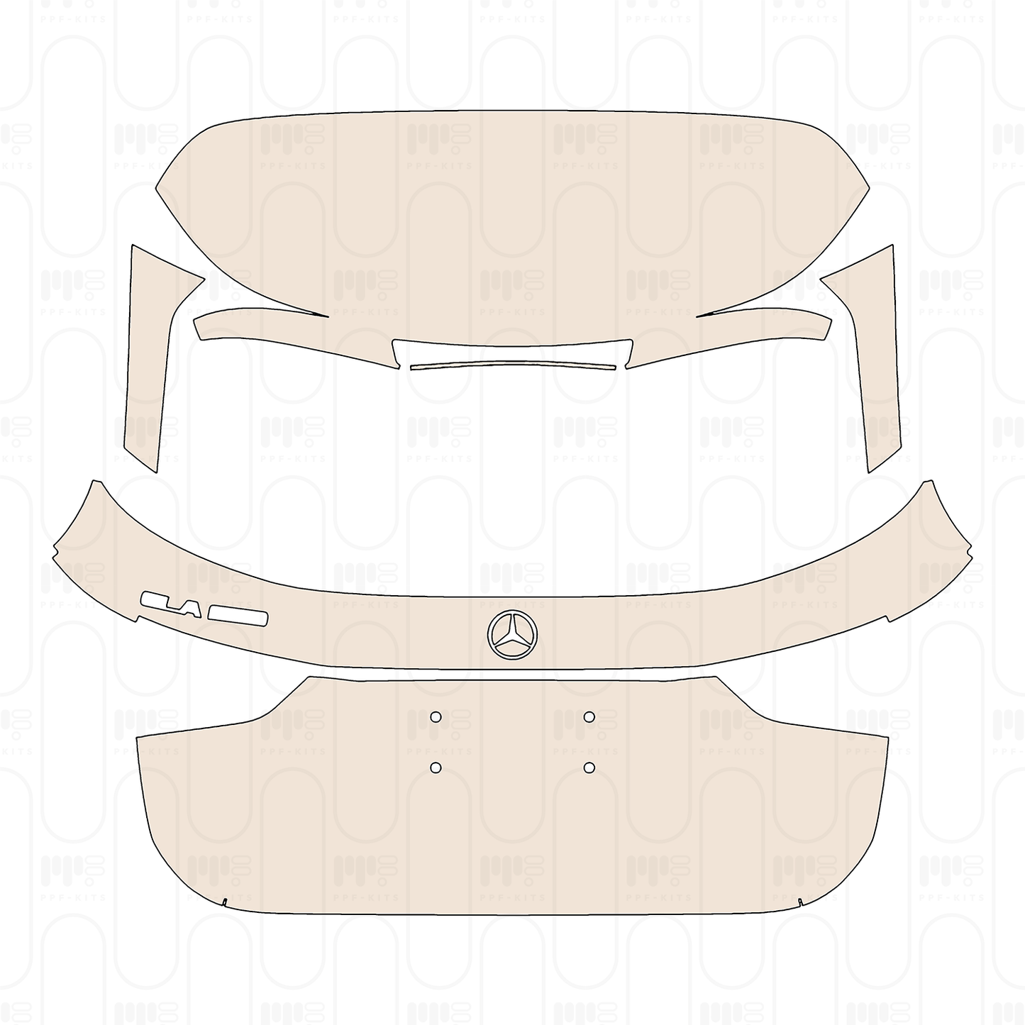Pre-Cut PPF Mercedes-Benz GLA Base 2026