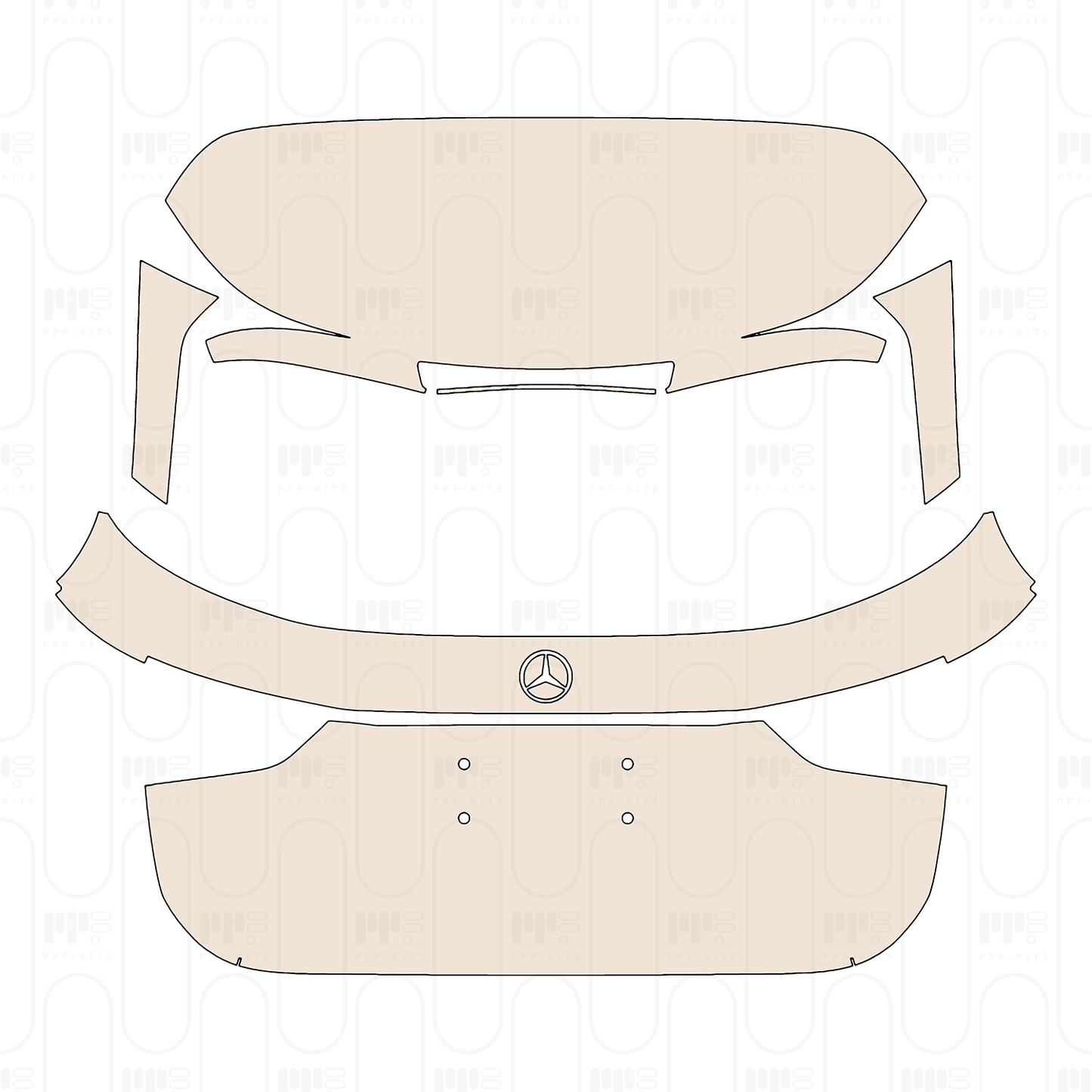 Pre-Cut PPF Mercedes-Benz GLA Base 2026