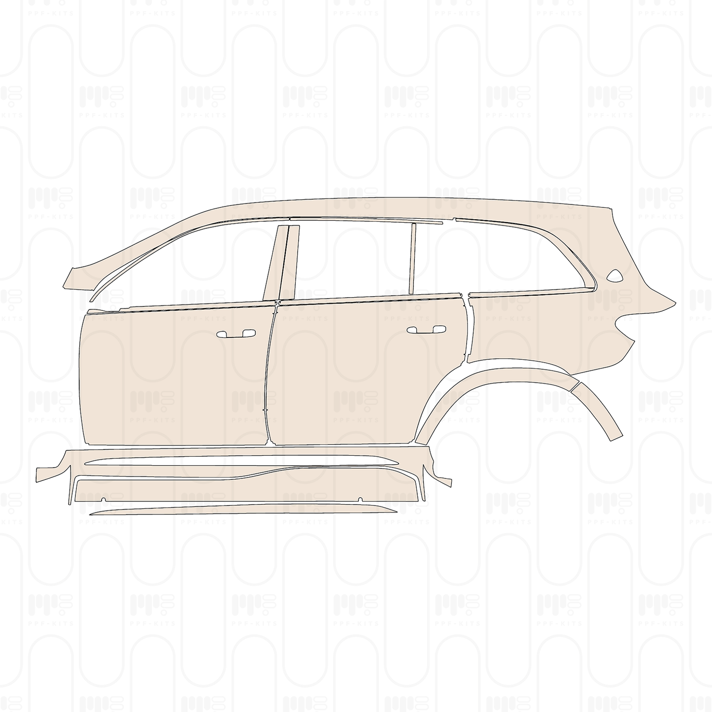 Pre-Cut PPF Mercedes-Benz Maybach GLS 2026