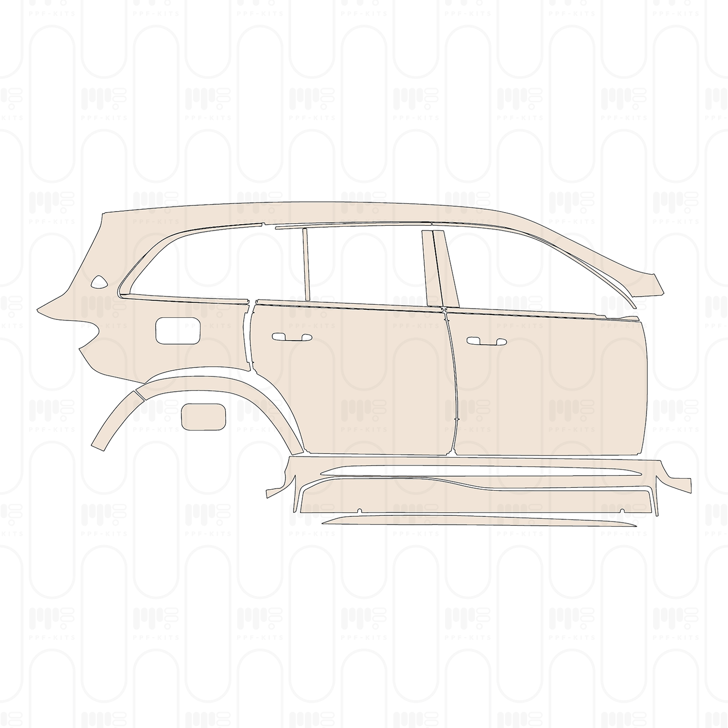 Pre-Cut PPF Mercedes-Benz Maybach GLS 2026